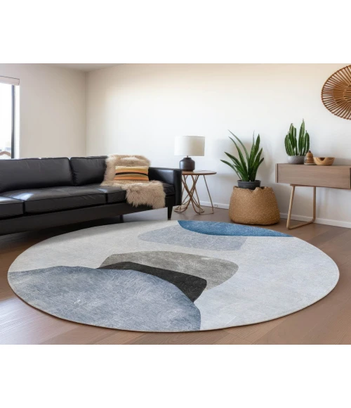 Chantille ACN547 Blue 8' x 8' Rug