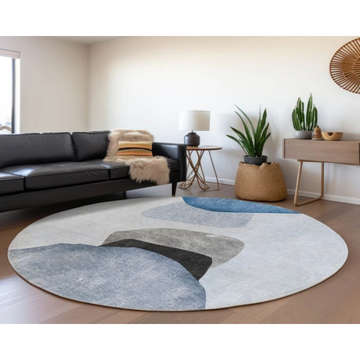 Chantille ACN547 Blue 8' x 8' Rug