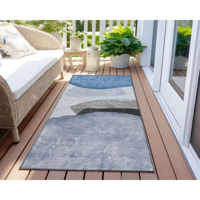 Chantille ACN547 Blue 2'3" x 7'6" Rug