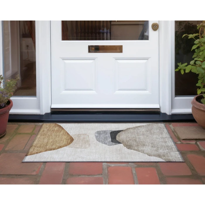 Chantille ACN547 Brown 1'8" x 2'6" Rug