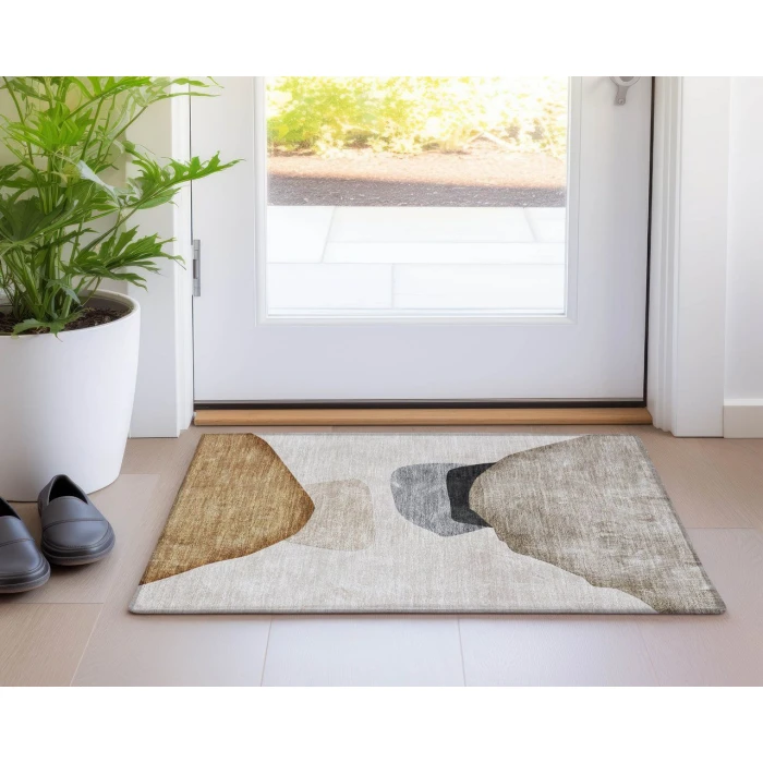Chantille ACN547 Brown 1'8" x 2'6" Rug