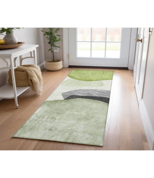 Chantille ACN547 Green 2'3" x 7'6" Rug