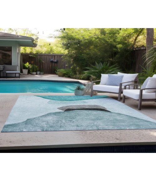 Chantille ACN547 Teal 3' x 5' Rug