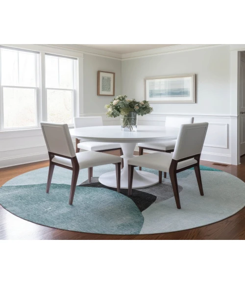 Chantille ACN547 Teal 8' x 8' Rug