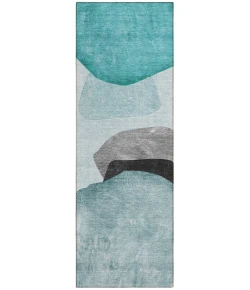 Addison Chantille ACN547 Teal 2 ft. 3 in. x 7 ft. 6 in. Runner Rug