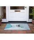 Chantille ACN547 Teal 1'8" x 2'6" Rug