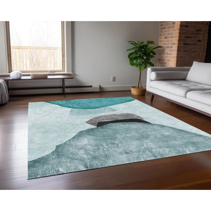 Chantille ACN547 Teal 9' x 12' Rug