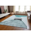 Chantille ACN547 Teal 3' x 5' Rug