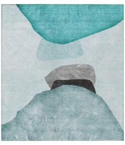 Addison Chantille ACN547 Teal 9 ft. x 12 ft. Rectangle Rug