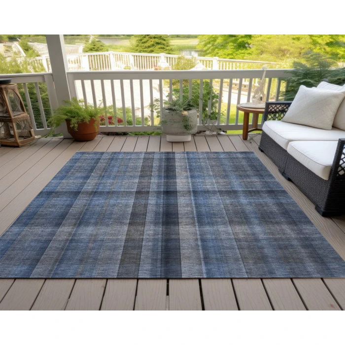 Chantille ACN548 Blue 3' x 5' Rug