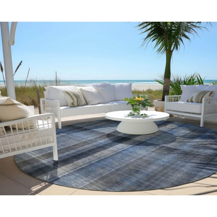 Chantille ACN548 Blue 8' x 8' Rug