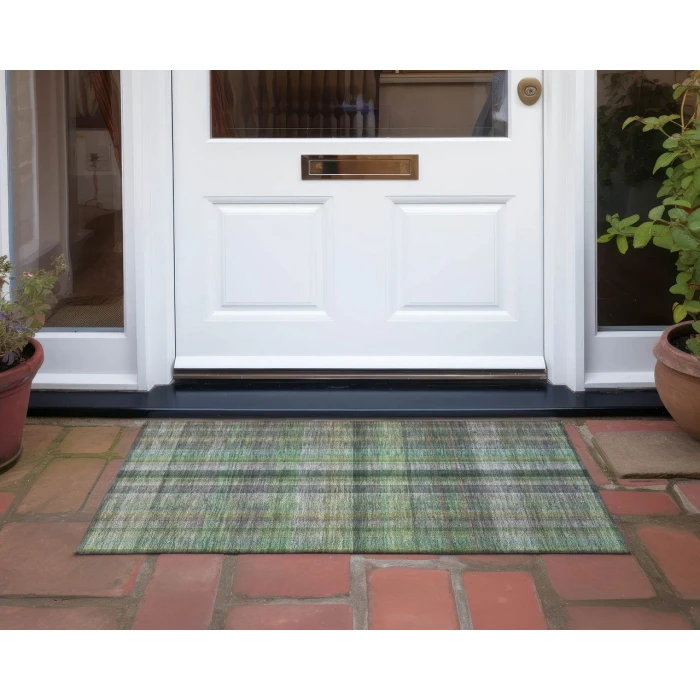 Chantille ACN548 Green 1'8" x 2'6" Rug