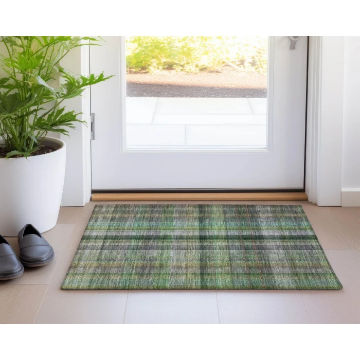 Chantille ACN548 Green 1'8" x 2'6" Rug