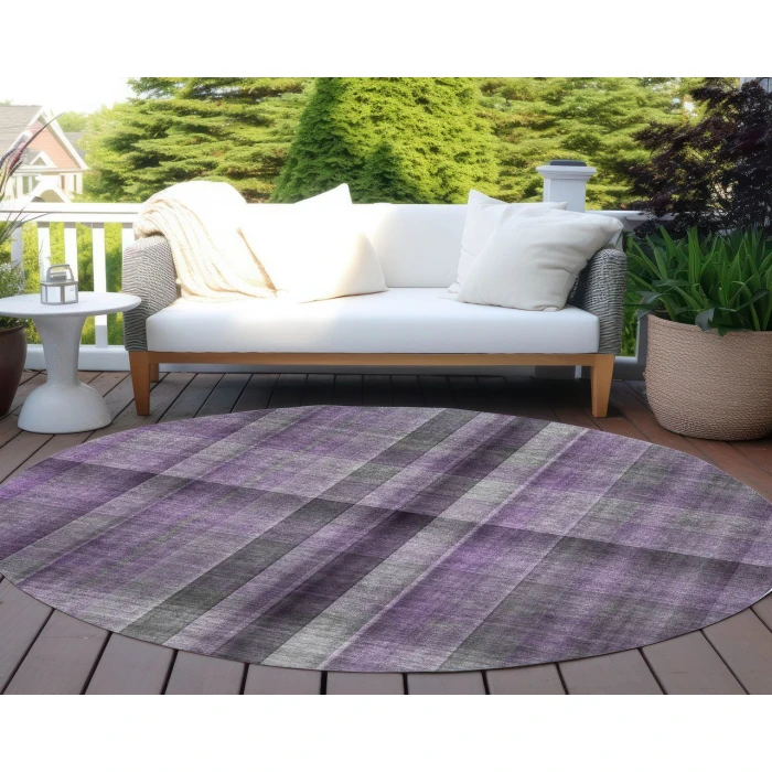 Chantille ACN548 Purple 8' x 8' Rug