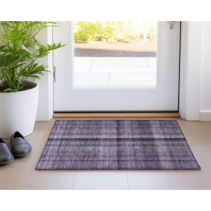 Chantille ACN548 Purple 1'8" x 2'6" Rug