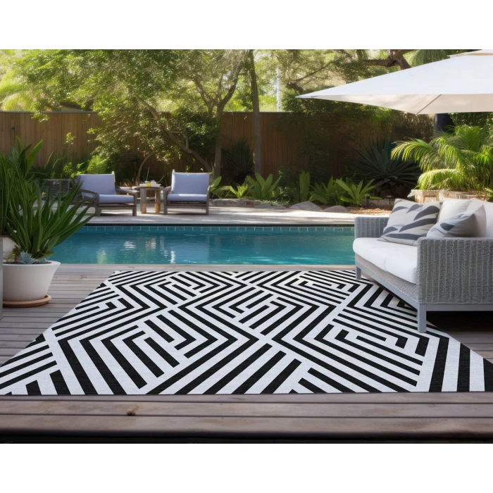 Chantille ACN550 Black 2'6" x 3'10" Rug