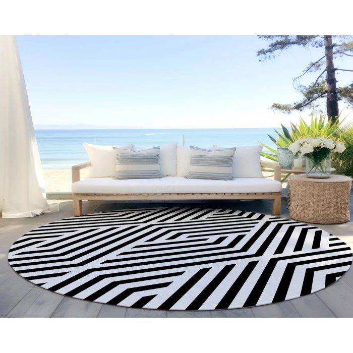 Chantille ACN550 Black 8' x 8' Rug