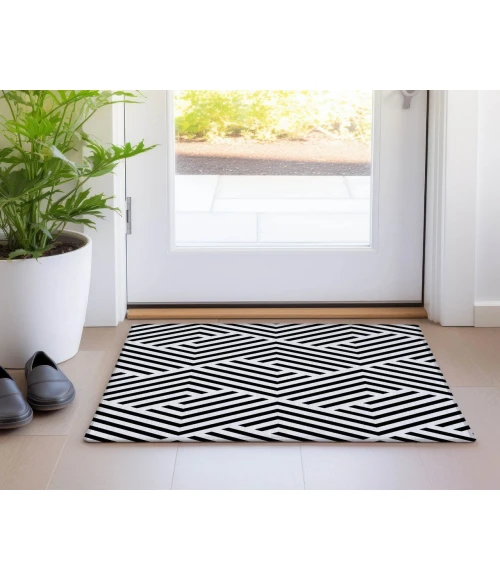 Chantille ACN550 Black 1'8" x 2'6" Rug