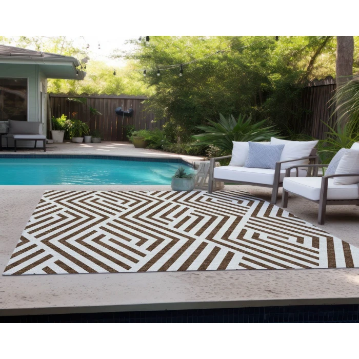 Chantille ACN550 Brown 9' x 12' Rug