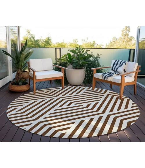 Chantille ACN550 Brown 8' x 8' Rug