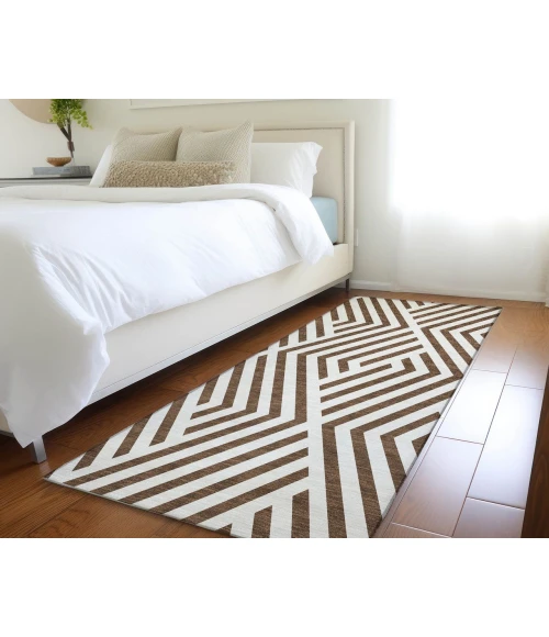 Chantille ACN550 Brown 2'3" x 7'6" Rug