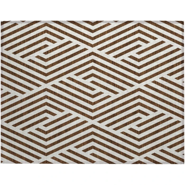 Chantille ACN550 Brown 1'8" x 2'6" Rug