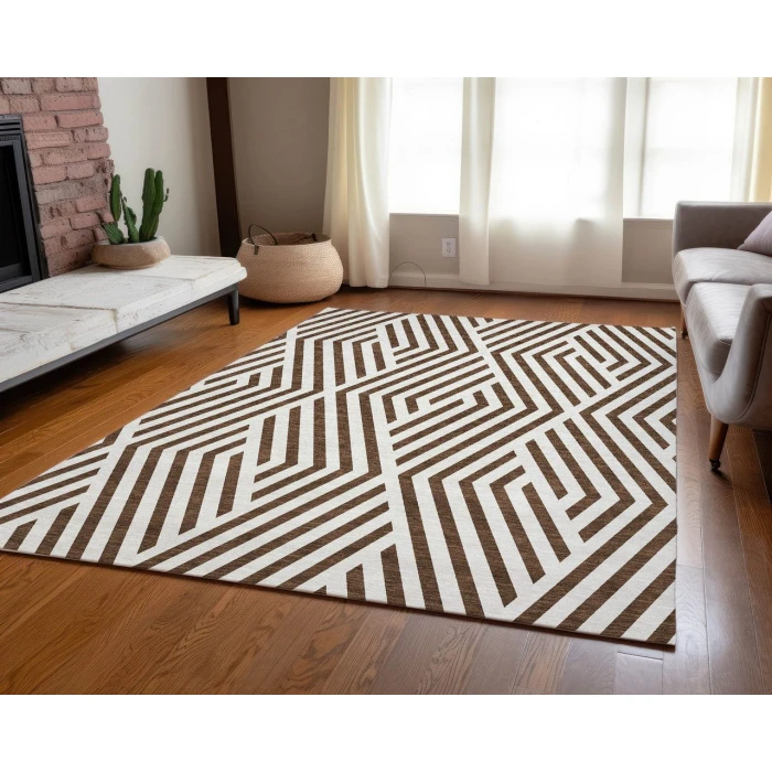 Chantille ACN550 Brown 9' x 12' Rug