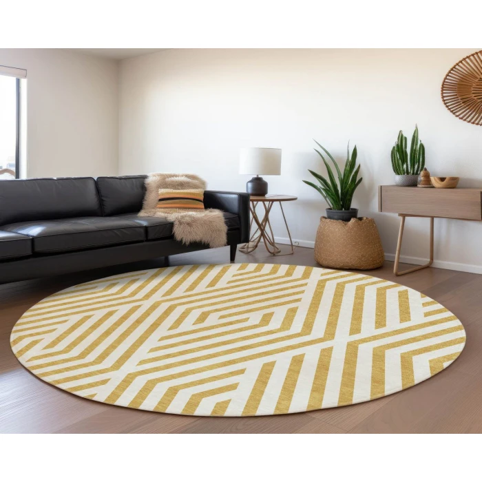 Chantille ACN550 Gold 8' x 8' Rug