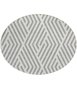 Addison Chantille ACN550 Gray 8 ft. x 8 ft. Round Rug