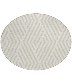 Addison Chantille ACN550 Ivory 8 ft. x 8 ft. Round Rug