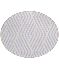 Addison Chantille ACN550 Lavender 8 ft. x 8 ft. Round Rug
