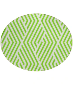 Addison Chantille ACN550 Lime 8 ft. x 8 ft. Round Rug