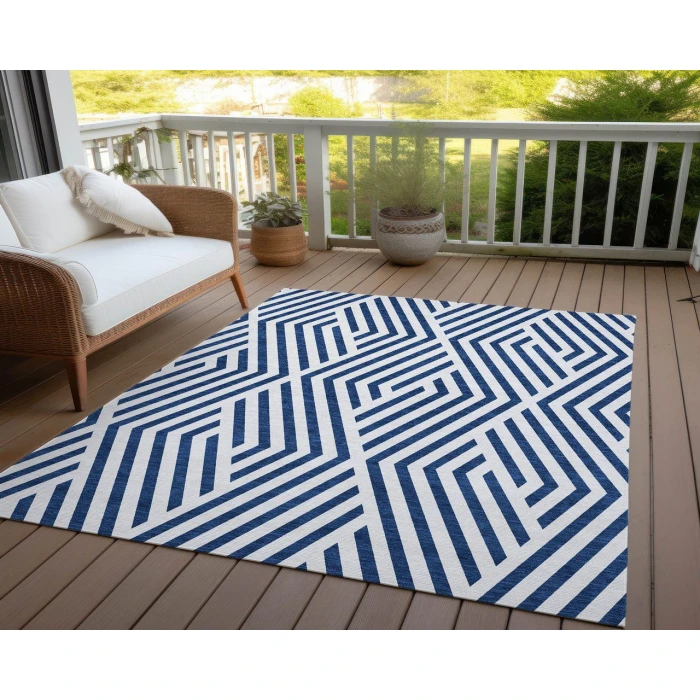 Chantille ACN550 Navy 8' x 10' Rug
