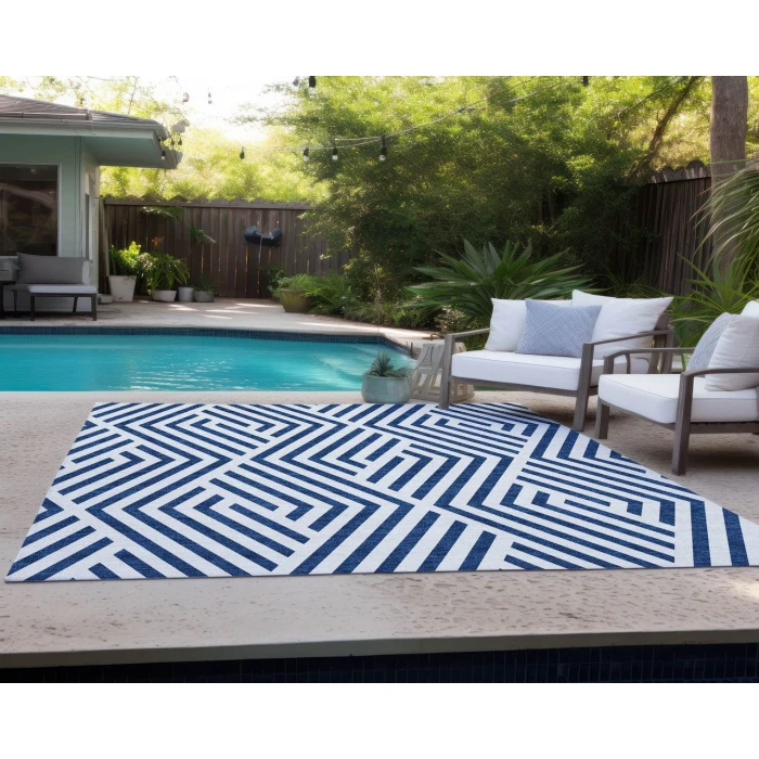 Chantille ACN550 Navy 8' x 10' Rug