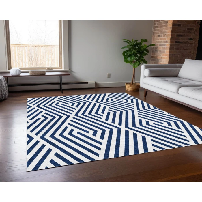 Chantille ACN550 Navy 8' x 10' Rug