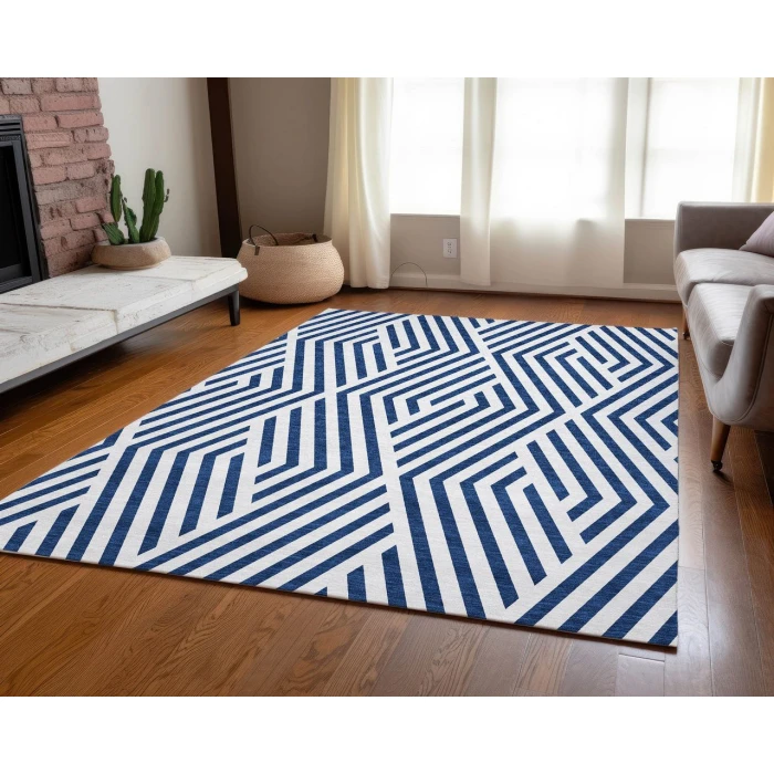 Chantille ACN550 Navy 8' x 10' Rug