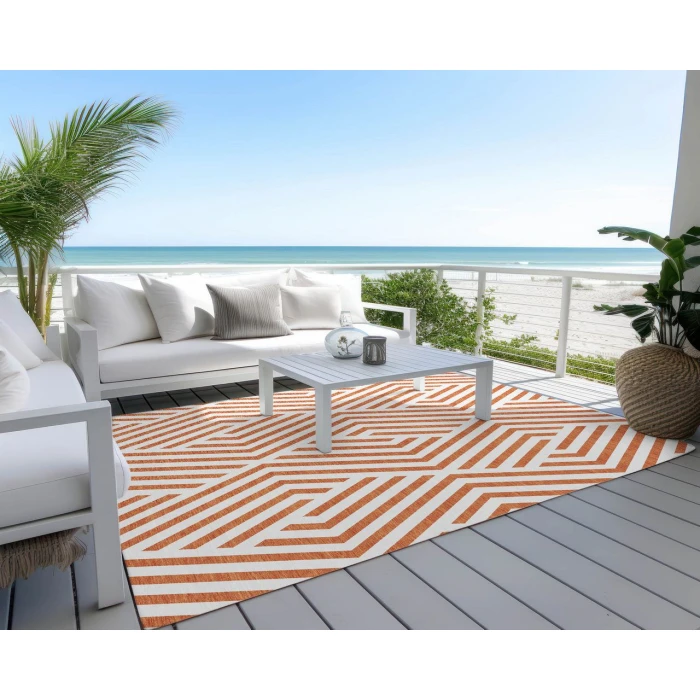 Chantille ACN550 Paprika 8' x 10' Rug