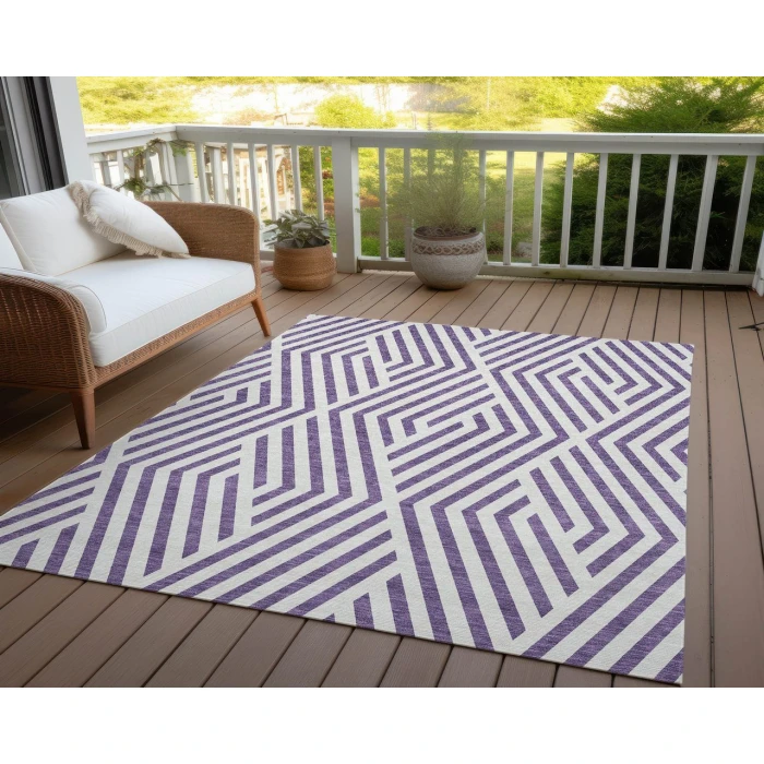 Chantille ACN550 Purple 10' x 14' Rug