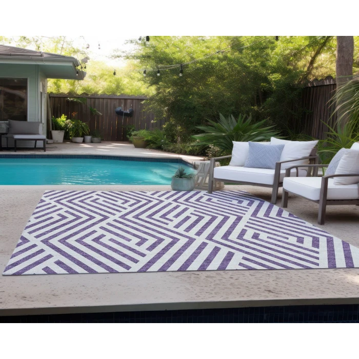 Chantille ACN550 Purple 10' x 14' Rug
