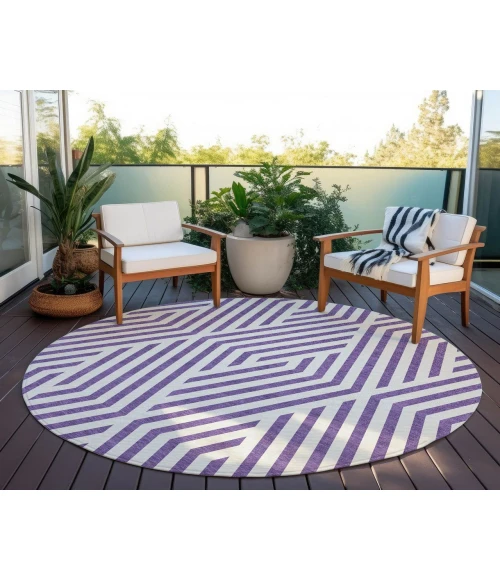 Chantille ACN550 Purple 8' x 8' Rug