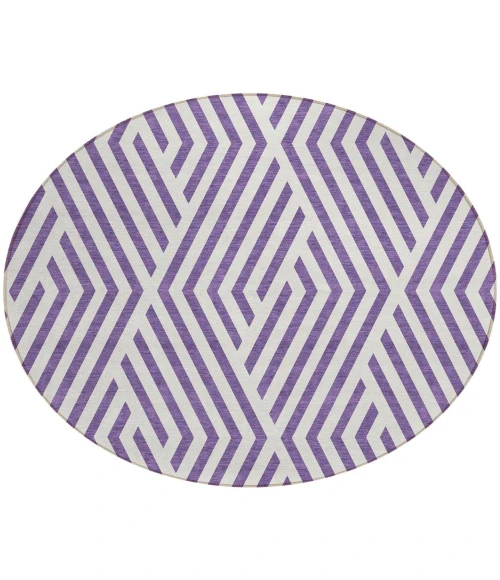 Chantille ACN550 Purple 8' x 8' Rug