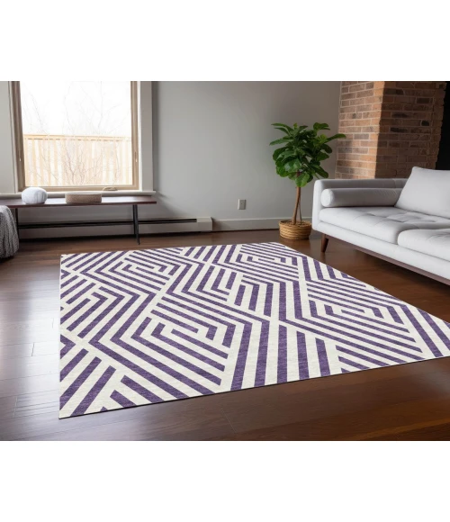 Chantille ACN550 Purple 2'6" x 3'10" Rug