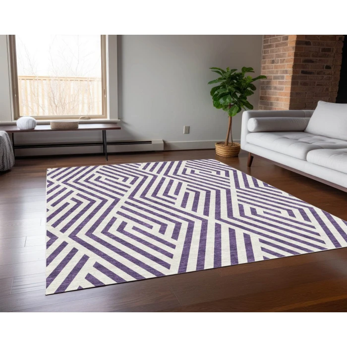 Chantille ACN550 Purple 10' x 14' Rug
