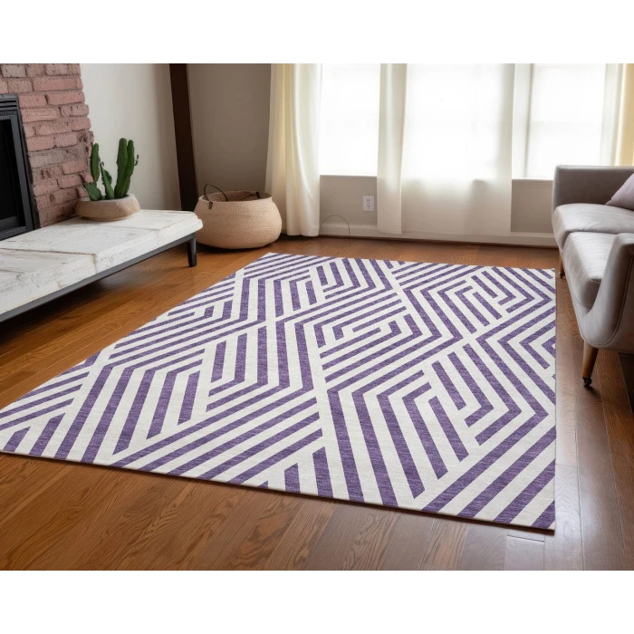 Chantille ACN550 Purple 10' x 14' Rug