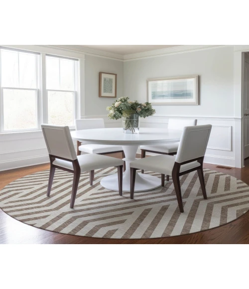 Chantille ACN550 Taupe 8' x 8' Rug