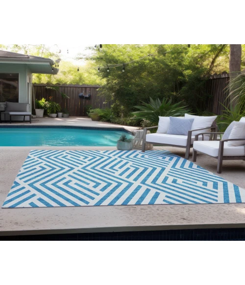 Chantille ACN550 Teal 10' x 14' Rug