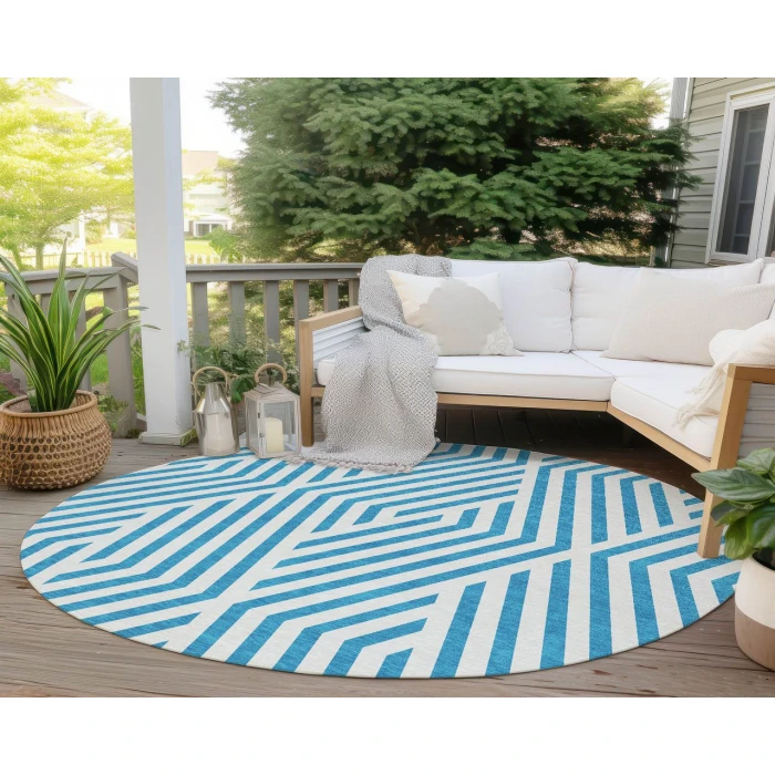 Chantille ACN550 Teal 8' x 8' Rug