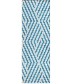 Addison Chantille ACN550 Teal 2 ft. 3 in. x 7 ft. 6 in. Runner Rug