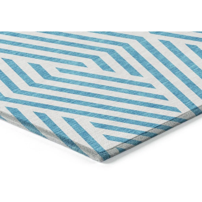 Chantille ACN550 Teal 1'8" x 2'6" Rug