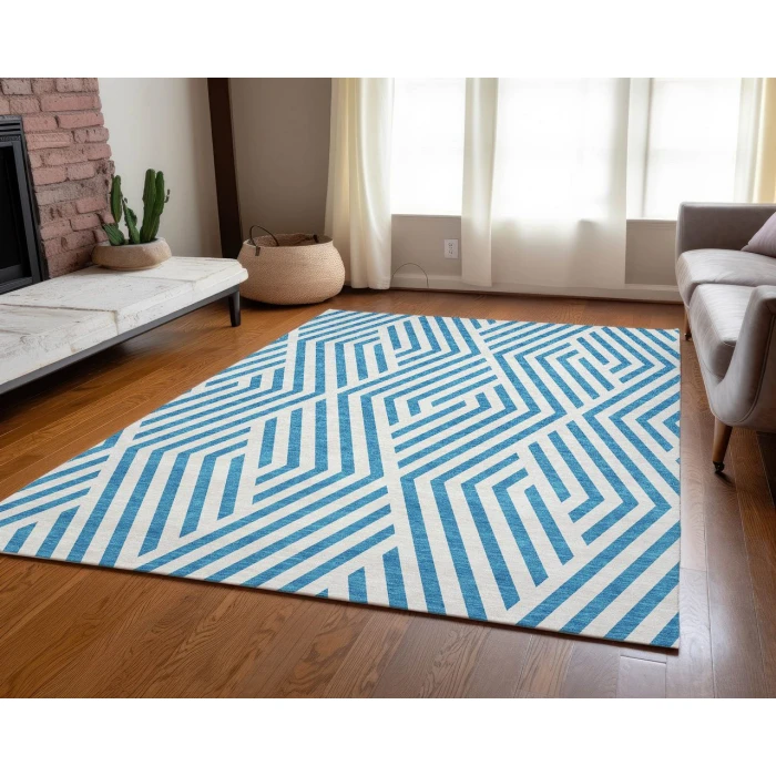 Chantille ACN550 Teal 2'6" x 3'10" Rug